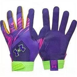 Under Armour Ua Clean Up Bat Gloves Yellow/Teal
