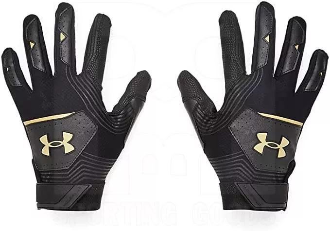 Under Armour Yard Batting Gloves Black/Gold