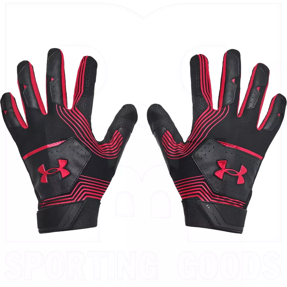 Under Armour Yard Batting Gloves Black/Scarlet