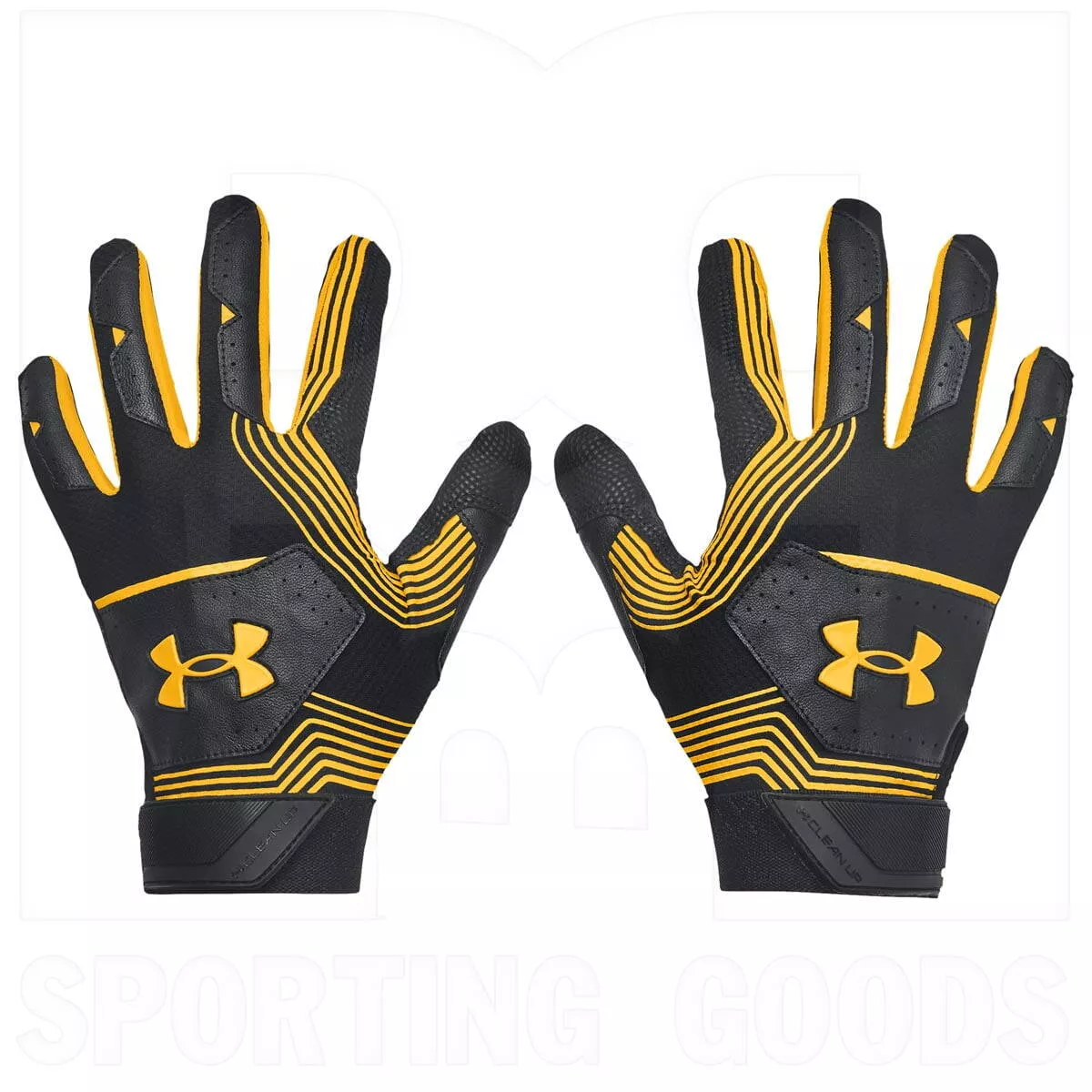 Under Armour Yard Batting Gloves Black/Yellow