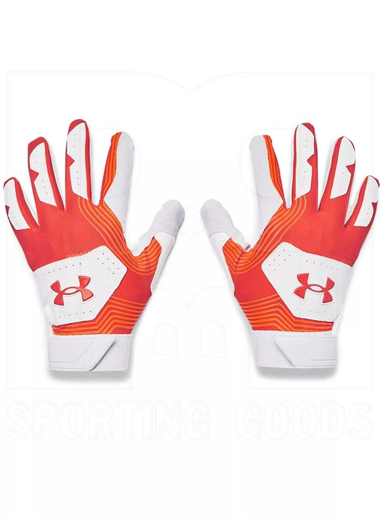 Under Armour Yard Batting Gloves Orange/White