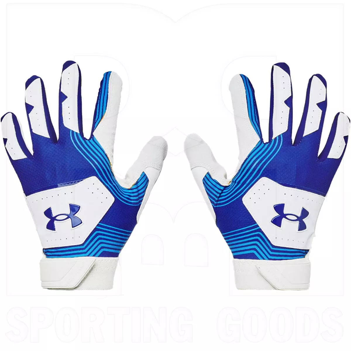Under Armour Yard Batting Gloves White/Royal
