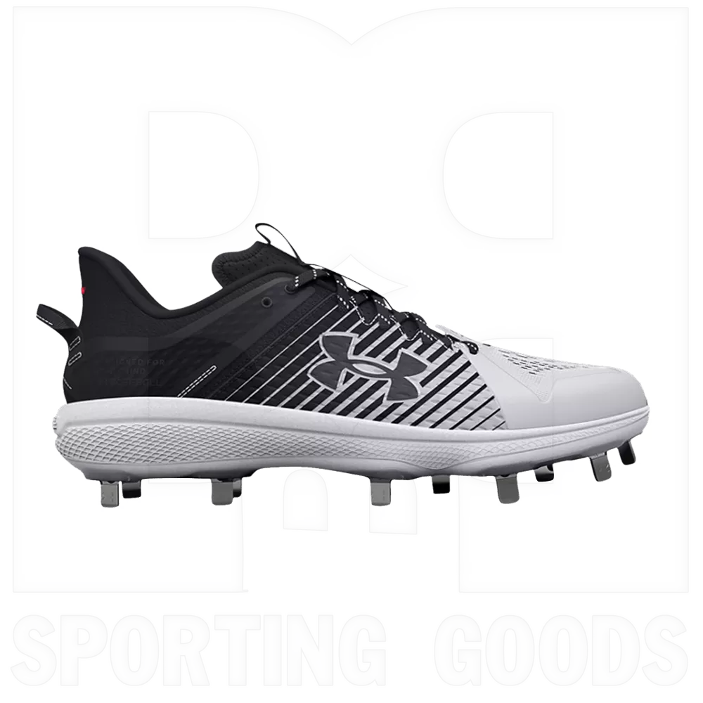Under Armour Yard Low MT Baseball/Softball Cleats Black/White