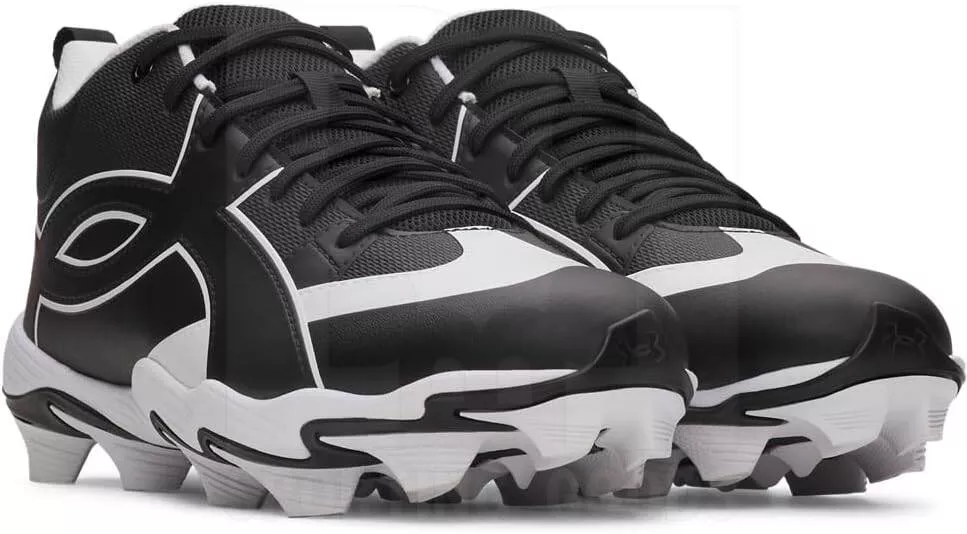 Under Armour Youth Leadoff Icon Mid Molded Baseball Cleats