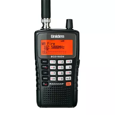 Uniden BCD160DN Digital Handheld Police Scanner