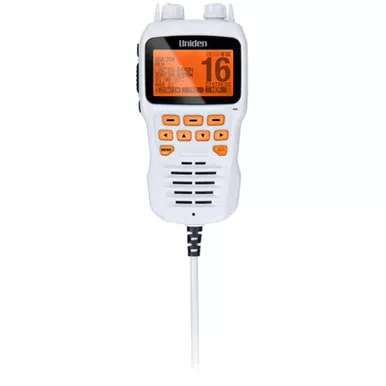 Uniden White Remote Second Station VHF Microphone