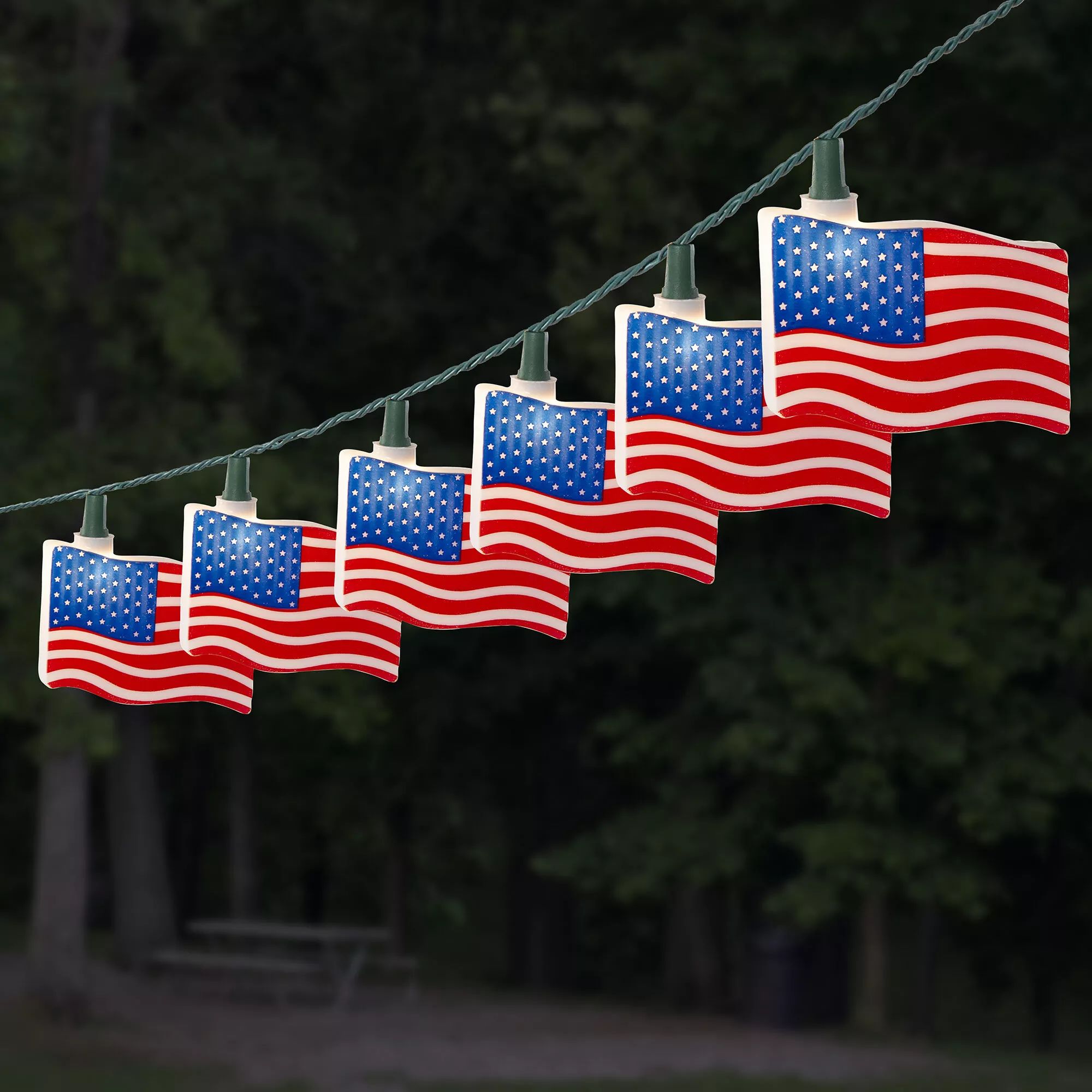 USA Flag Mini Light Set