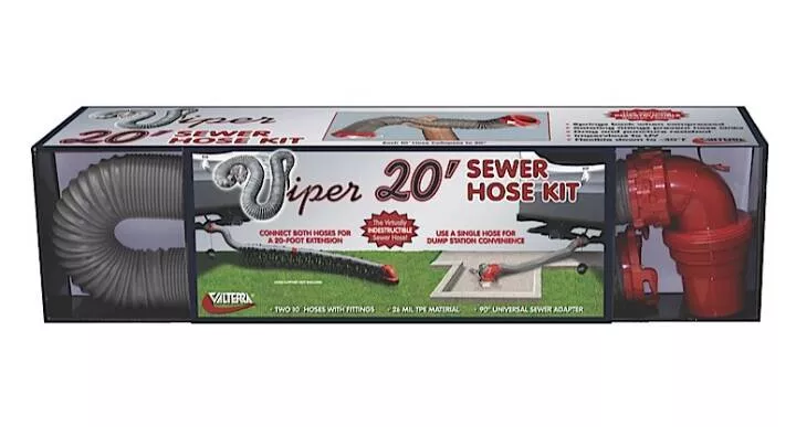 Valterra 20' Viper RV Sewer Drain Hose Kit• D04-0475
