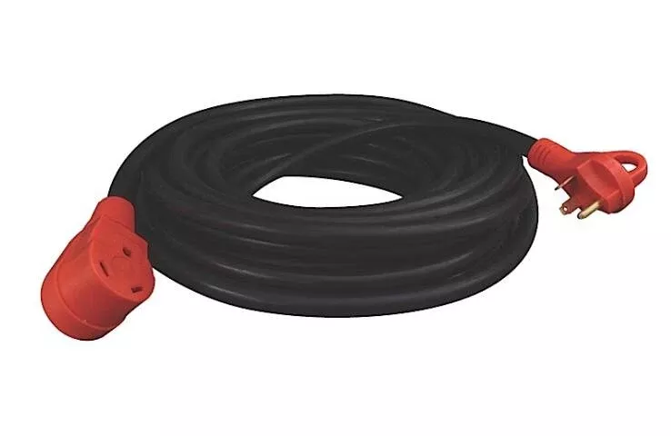 Valterra 50′ Mighty Cord 30 Amp Extension Cord with Handle• A10-3050EH