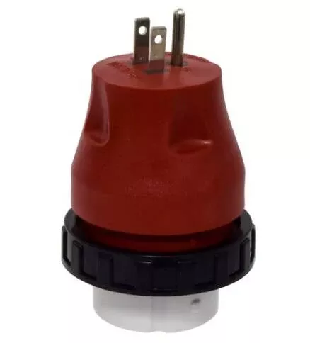Valterra Detachable 15A-50A Adapter Plug - Red• A10-1550DA
