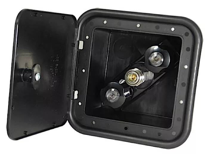 Valterra Exterior Shower Box with Quick Connect • Black • PF247701