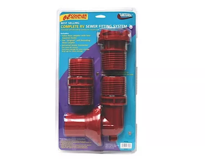Valterra EZ Coupler Red Fitting System 3" MPT x 3" Bayonet• F02-3303