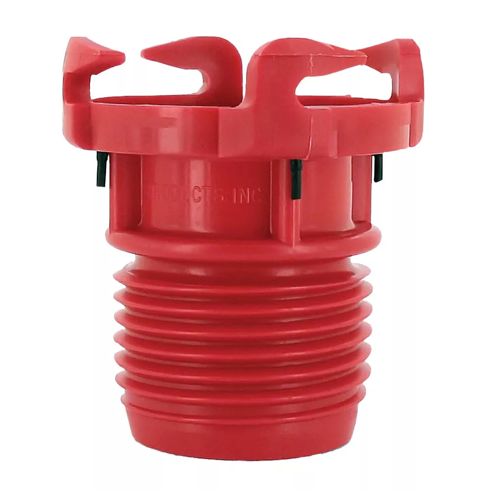 Valterra EZ Coupler Valve Adapter, Red, Carded
