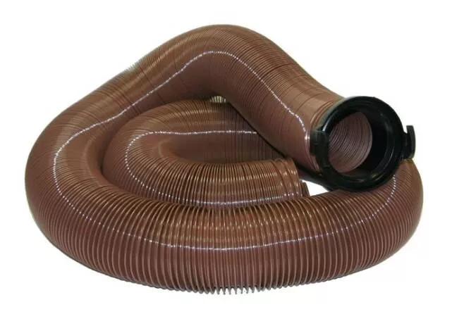 Valterra EZ Flush 20′ Bronze Heavy Duty Drain Hose with Adapter• D04-0087