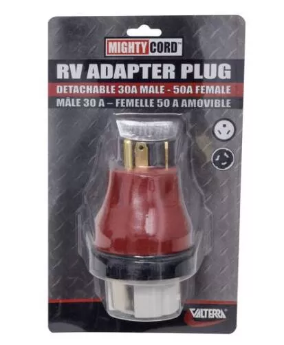 Valterra Mighty Cord 30A-50A Detachable Adapter Plug• A10-3050DAVP