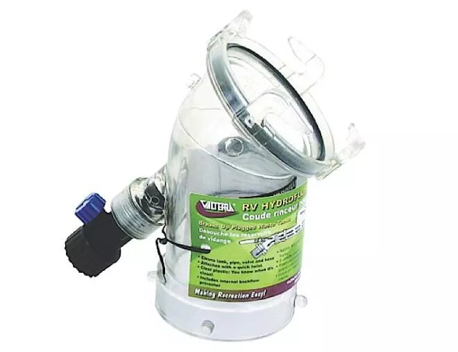 Valterra RV HydroFlush 45 Degrees Reverse Flush Valve• F02-4100