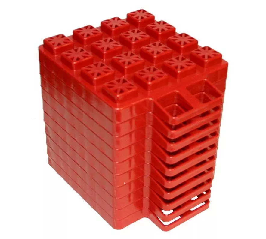 Valterra Stackers EZ Leveler Jack Pads With Storage Bag - 10 Pack• A10-0920