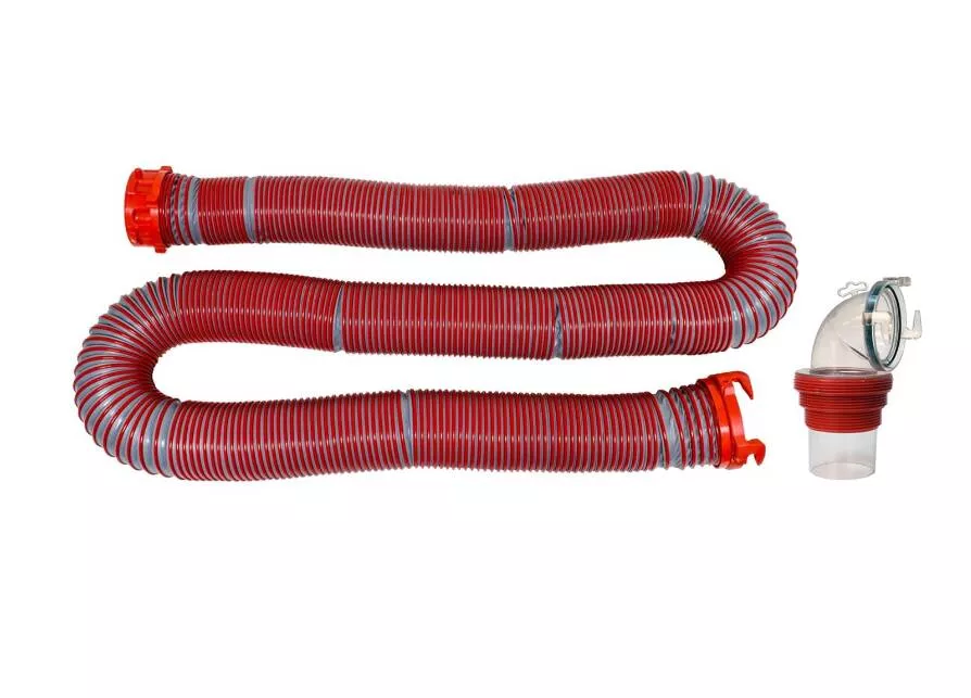 Valterra Viper 15′ Red Sewer Hose Kit• D04-0450
