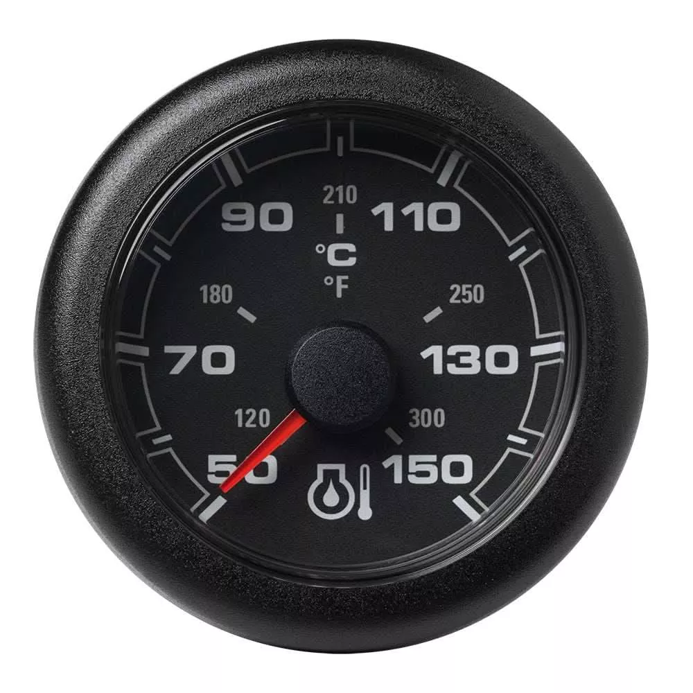 VDO 2-1/16" (52mm) OceanLink Engine Oil Temperature 150 degreeC / 300 degreeF - Black Dial & Bezel - A2C1065850001