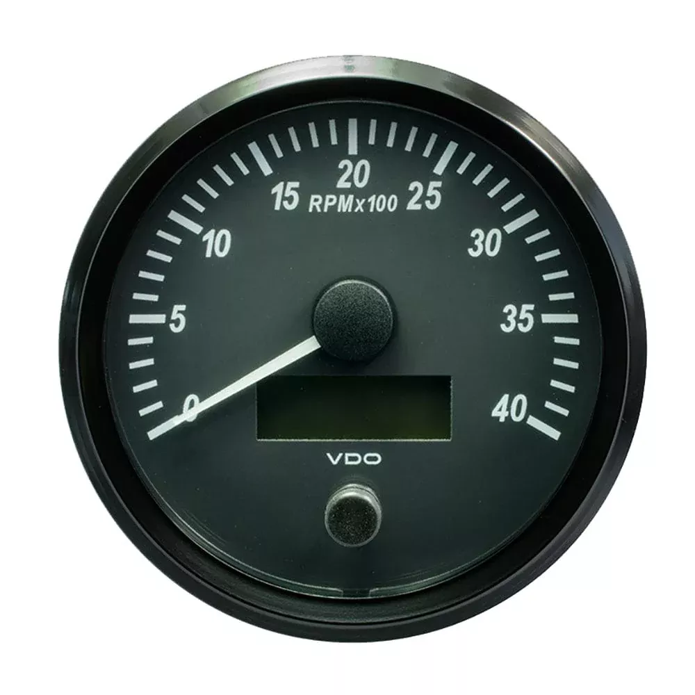 VDO SingleViu 100mm (4) Tachometer – 4000 RPM