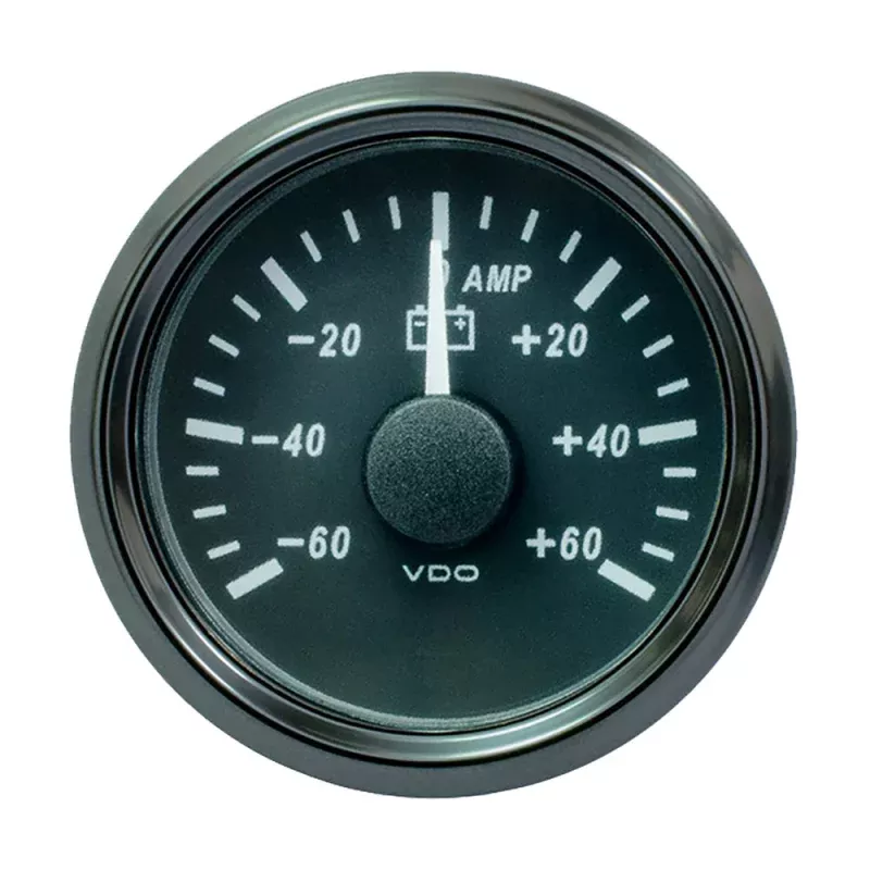 VDO SingleViu 52mm (2-1/16) Ammeter – 60 AMP