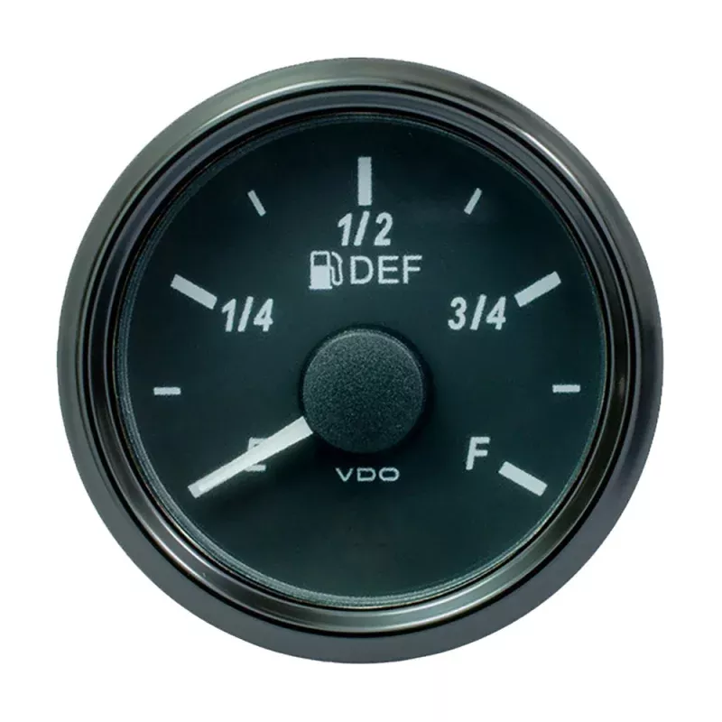VDO SingleViu 52mm (2-1/16) DEF Level Gauge – 240-33 Ohm