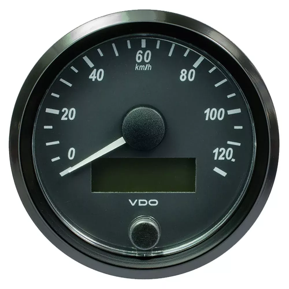 VDO SingleViu 80mm (3-1/8) Speedometer – 140MPH