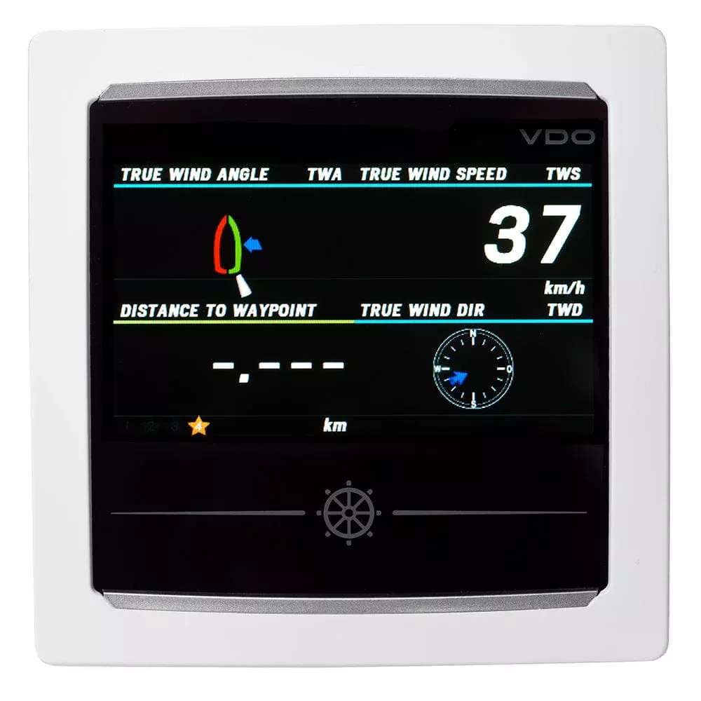 Veratron 4.3 AcquaLink Multifunction TFT Display – 12/24V – 480 x 272 Resolution – White