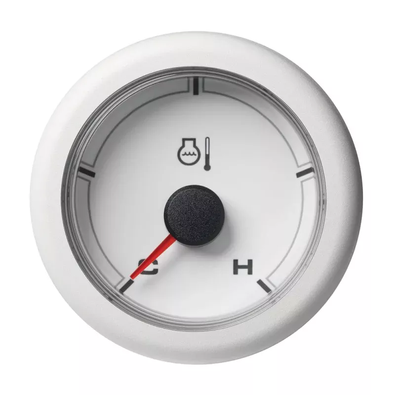 Veratron 52MM (2-1/16) OceanLink Coolant Temperature Cold/Hot (250F) – White DialBezel
