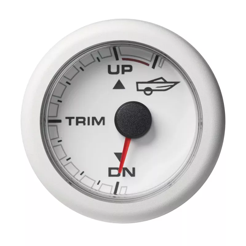 Veratron 52MM (2-1/16) OceanLink Engine Trim – Up/Down – White DialBezel