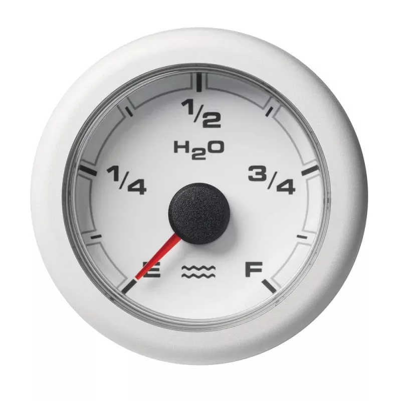 Veratron 52MM (2-1/16) OceanLink Fresh Water Empty Gauge – White DialBezel