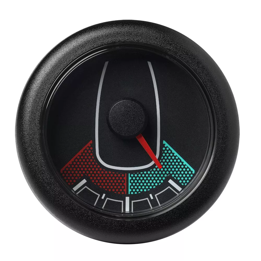 Veratron 52MM (2-1/16″) OceanLink Rudder Angle Gauge – Left/Right – Black Dial & Bezel
