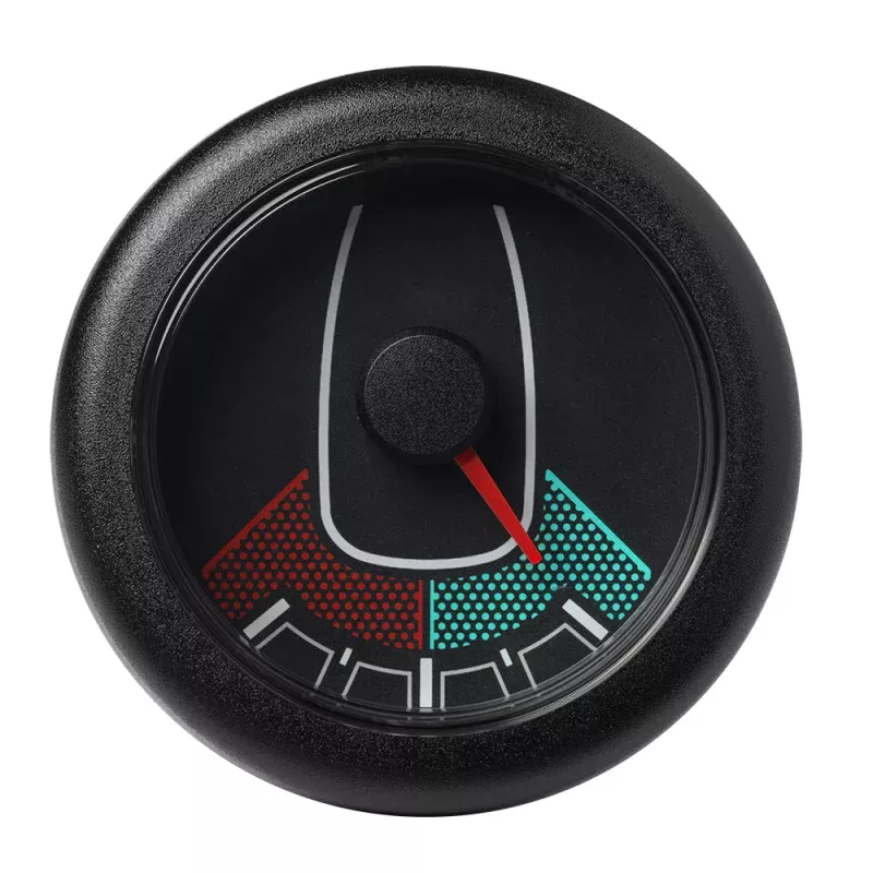 Veratron 52MM (2-1/16) OceanLink Rudder Angle Gauge – Left/Right – Black DialBezel