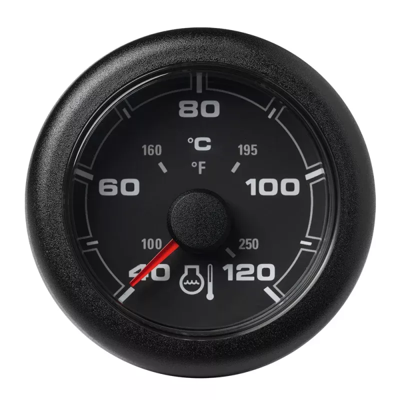 Veratron 52MM (2-1/16) OceanLink Temperature 120C/250F – Black DialBezel