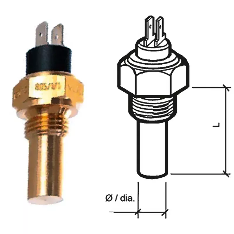 Veratron Coolant Temperature Sensor – 40 to 120C – 1/2 – 14NPTF