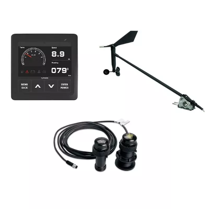Veratron Navigation Kit f/Sail, Wind Sensor, Transducer, DisplayCables