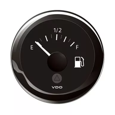 Veratron ViewLine 52mm Black Tank Level Gauge