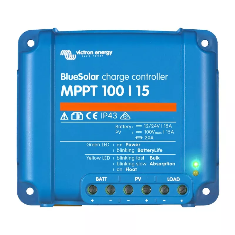 Victron BlueSolar MPPT Charge Controller – 100V – 15AMP – UL Approved