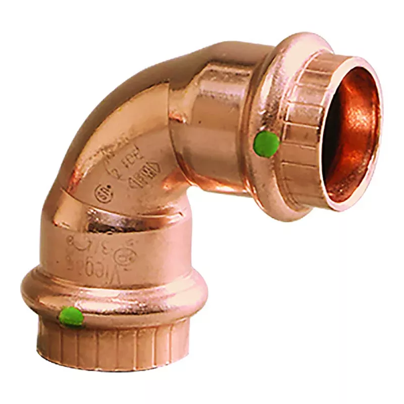 Viego ProPress 3/4 – 90 Copper Elbow – Double Press Connection – Smart Connect Technology