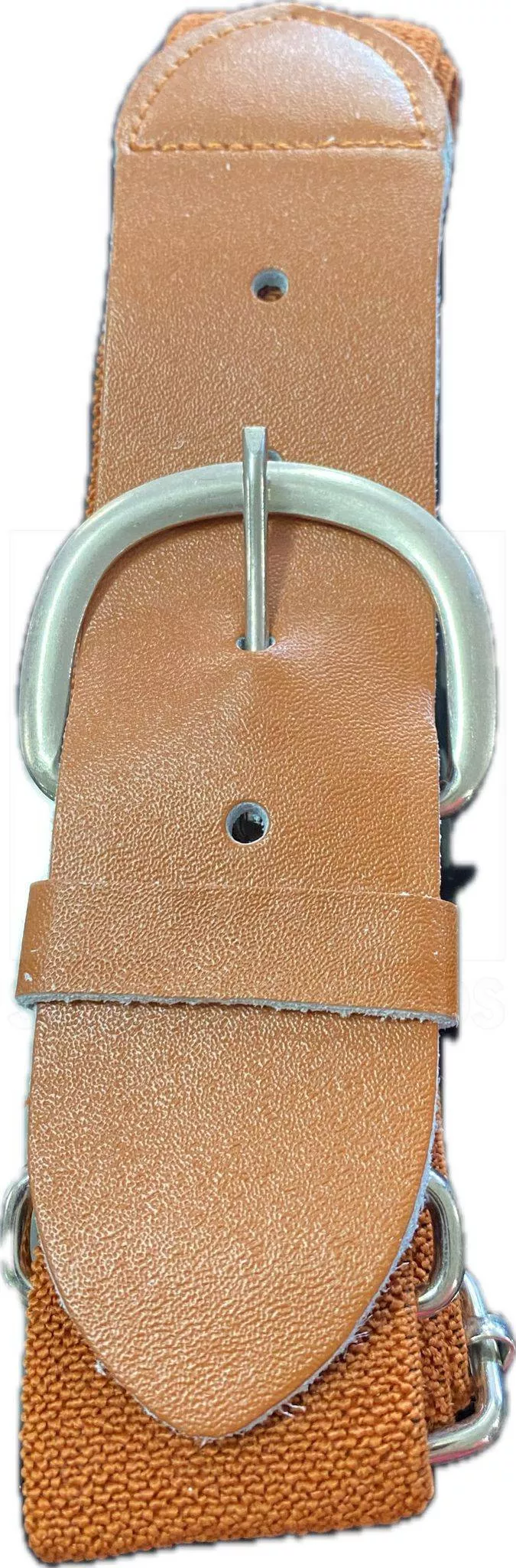 VKM Adult Elastic Baseball Belt With Leather
