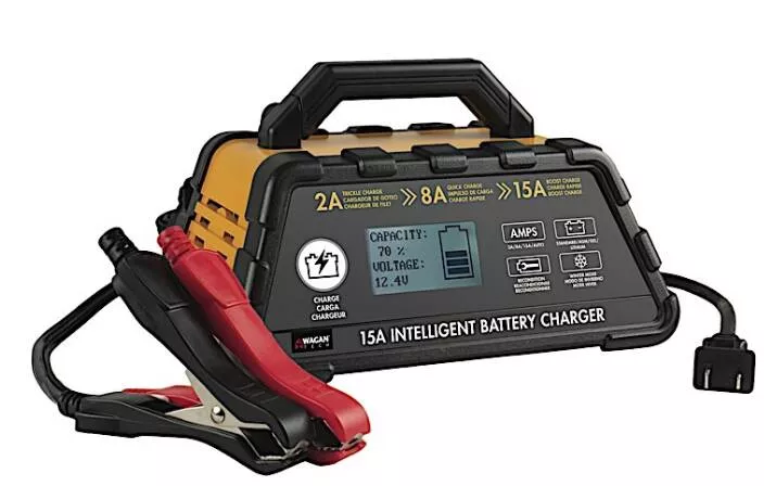 Wagan 15-Amp 6-Stage Intelligent Battery Charger• 7407