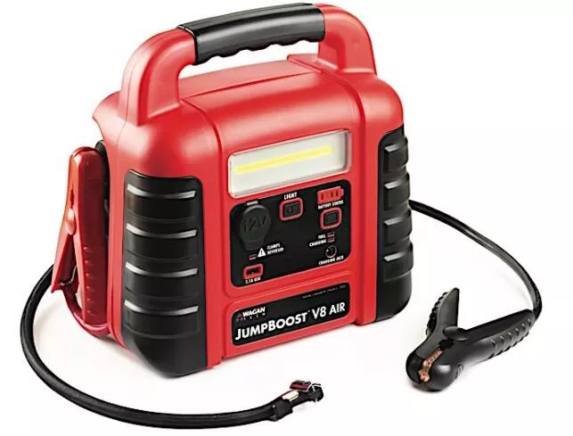 Wagan Tech JumpBoost V8 12 V Portable Jump Starter with Air Compressor• 7552