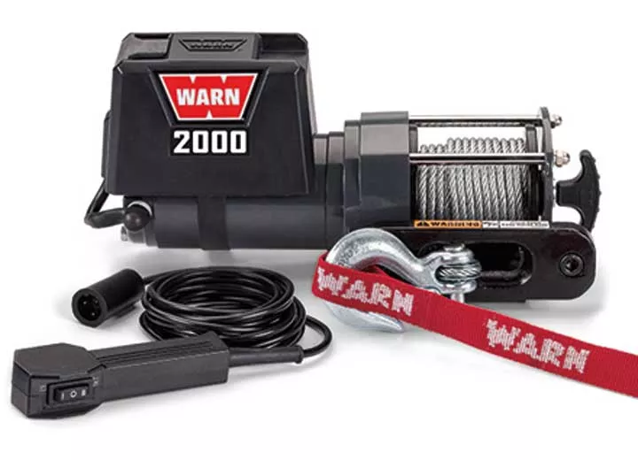 Warn 2000 DC Powered Utility 2000lb Winch• 92000