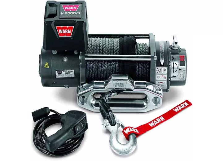 Warn M8000 Series 12 Volt Electric Winch• 87800