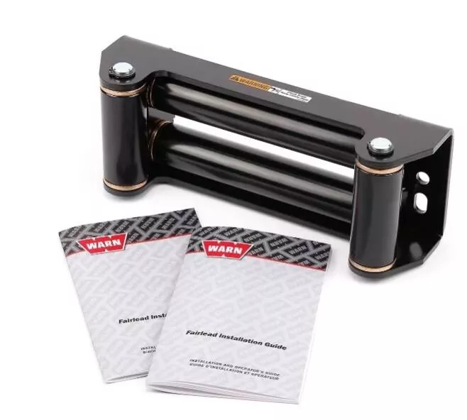 Warn Winch Roller Fairlead for 10″ Drum, Black • 24336