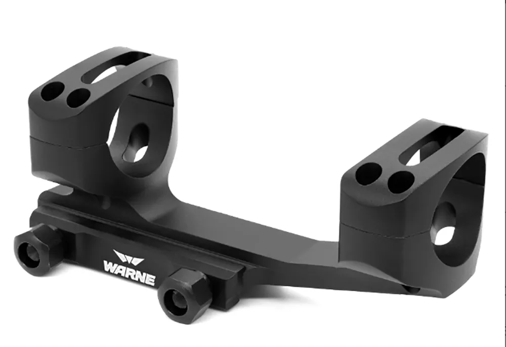 Warne One Piece AR-15 Skeletonized Scope Mount 1″