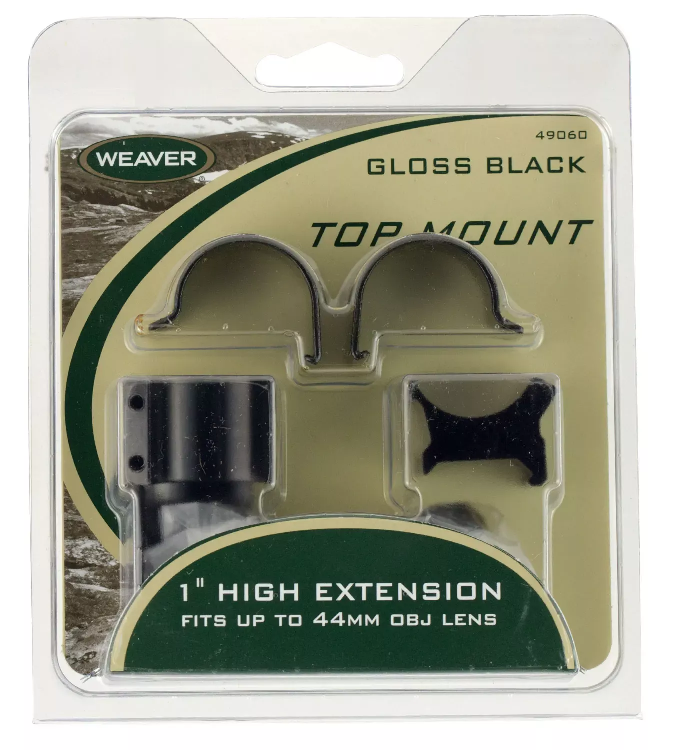 Weaver Dual Extension Rings 1″ Matte 49045