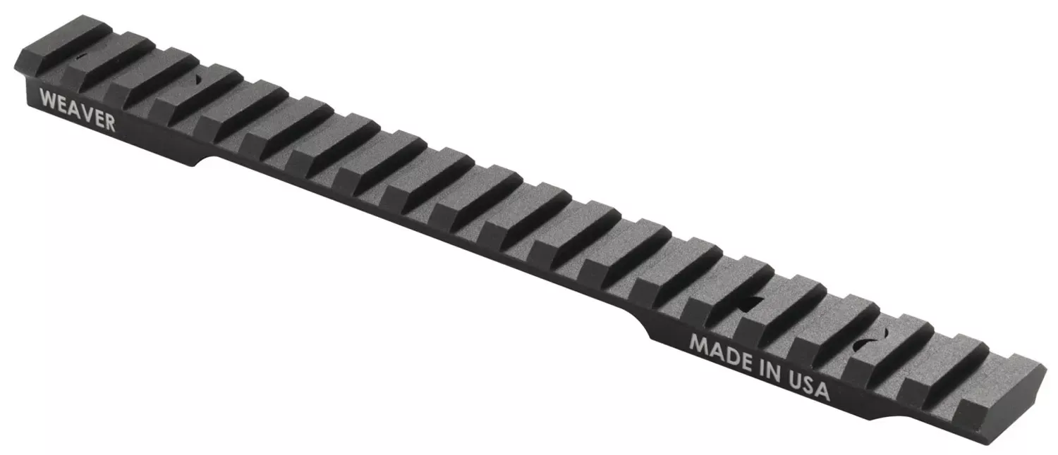 Weaver Mounts Extended Multi-Slot Tikka T3x Black Anodized