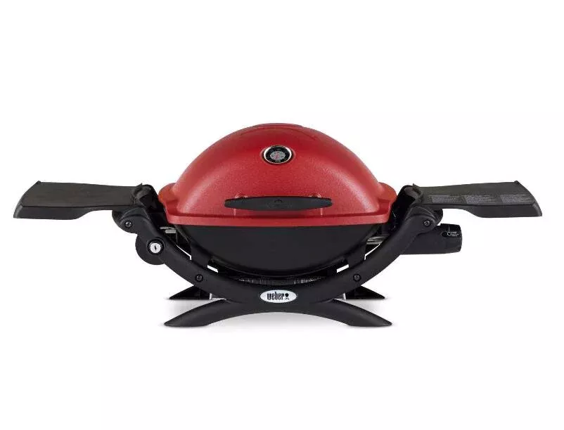 Weber Q1200 Portable Gas Grill, Red• 51040001