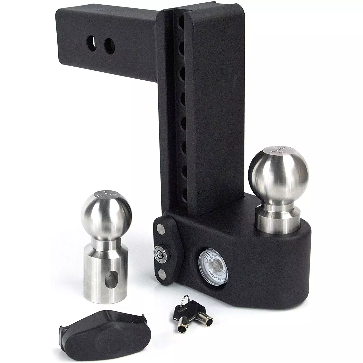 Weigh Safe Steel Drop Hitch, SWS6-2.5, 6" Drop, 2" Shank